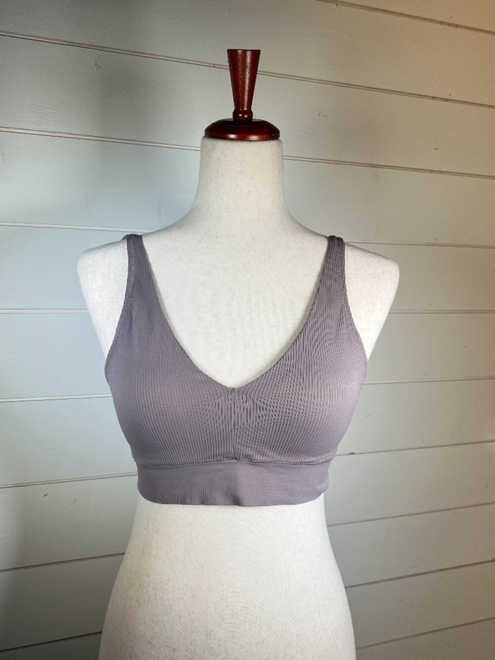 Jockey Women’s Bralette Seamfree Rib Molded Cup Plunge Medium